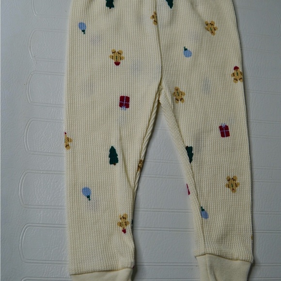 Carter's Cream Baby Jumpsuit with Bear and Tree Pattern - Picture 3 of 3